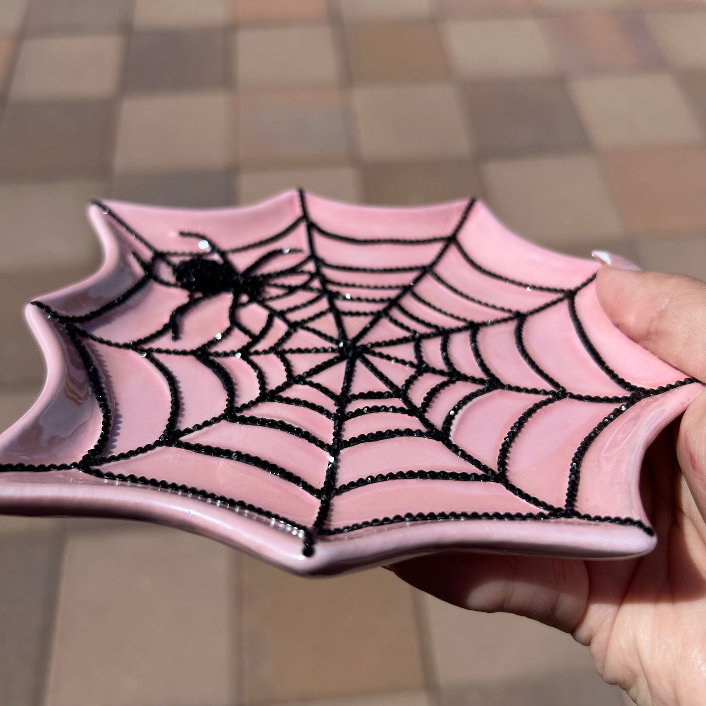 spider trinket tray